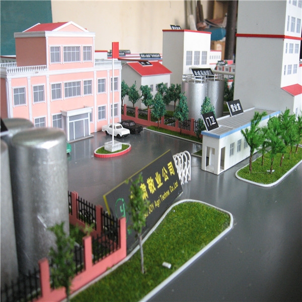 北京敬业公司厂区模型