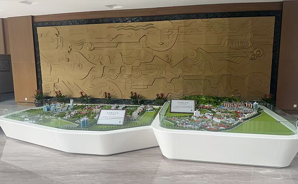 兰州理工大学校区全貌沙盘图1